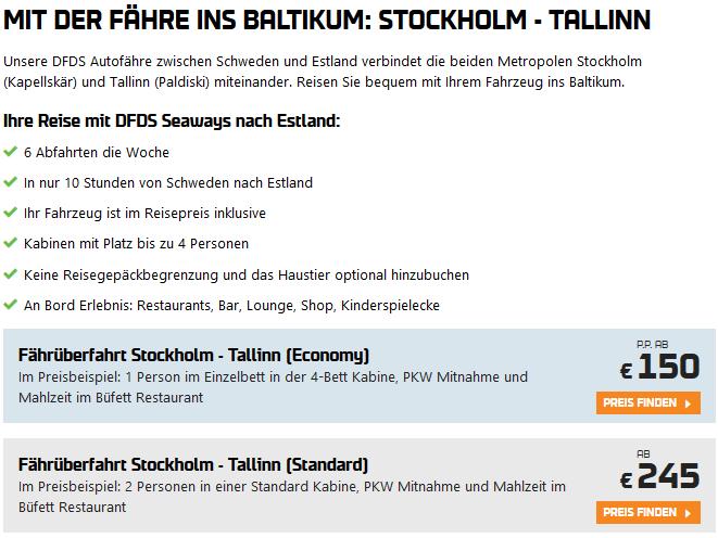 Stockholm Tallinn Reise Stockholm Tallinn Reise
