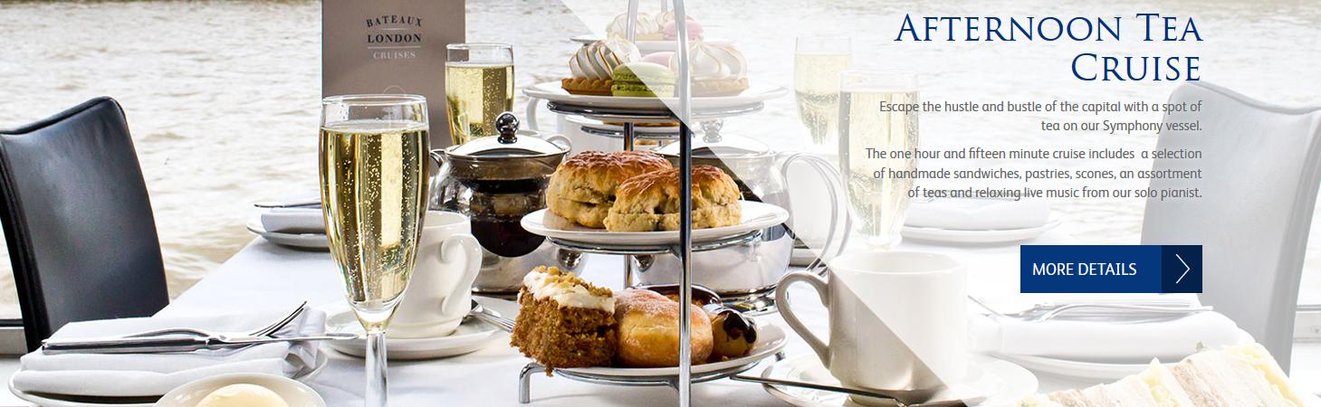 Bateaux London Afternoon Tea Cruise