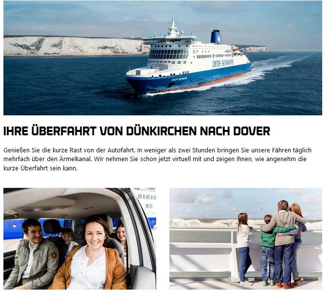 Dünkirchen Dover Reise