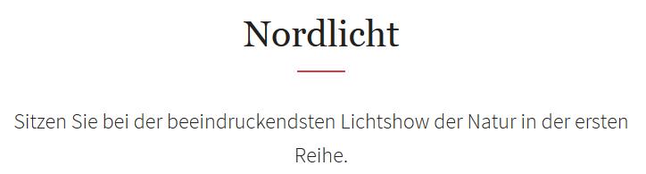 Nordlicht Postschiff