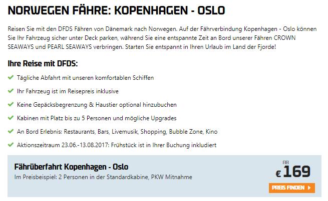 Oslo Kopenhagen Faehre