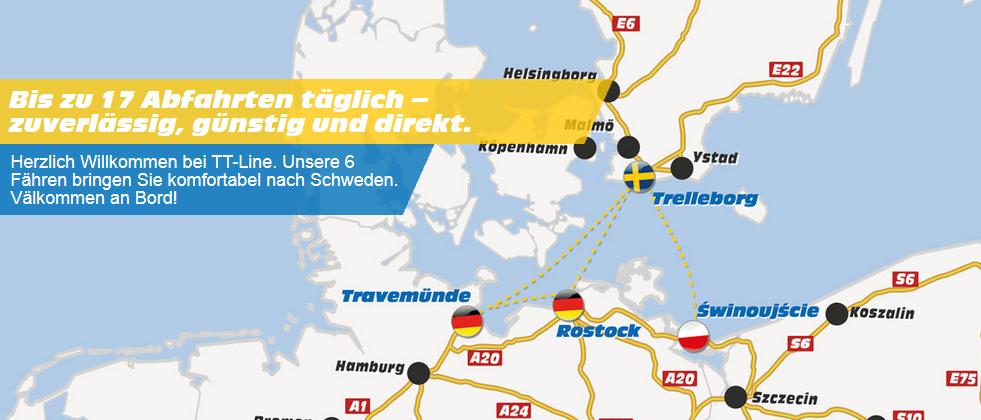 Fährverbindung Swinoujscie